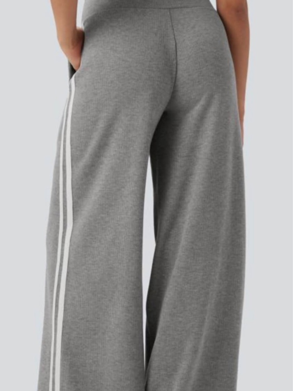 Halara ribbed striped sweatpants.